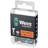 Wera 840/1 IMP DC Impaktor Innensechskant Bit 4x25mm, 1er-Pack (05057604001)