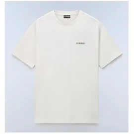 Napapijri Yose Kurzarm-t-shirt - White Whisper - XL