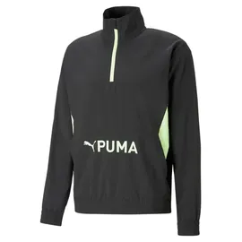 Puma Fit Heritage Woven Half-Zip Herren Jacke, schwarz - L