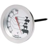 Sunartis - Bratenthermometer mit Antihaftbeschichtung | Hochwertiges Bratenthermometer für perfekte Fleischgerichte. Edelstahl Fleischthermometer mit Messbereich von +50°C bis +100°C | 7,2x12cm