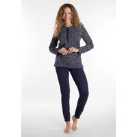 Götzburg Single-Jersey Schlafanzug in marine | Gr.: 50