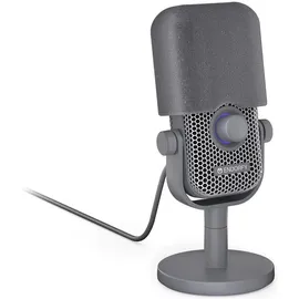 endorfy Solum Voice S Alt Gray, Mikrofon Podcast, Streaming, RGB-Beleuchtung,