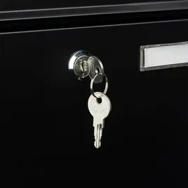 Hi Briefkasten 36 x 32 x 12 cm schwarz