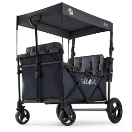 fablekids Bollerwagen Leo X4Plus blau Hecktasche blau