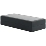 home collective Boxspringbett 100 x 200 cm H2 Anthrazit