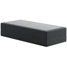 home collective Boxspringbett 100 x 200 cm H2 Anthrazit