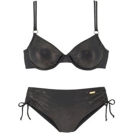 LASCANA Bügel-Bikini Damen schwarz Gr.38 Cup C,
