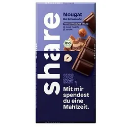 share Bio Nougat Schokolade 100,0 g