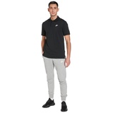 Nike Herren Sportswear Poloshirt, Black/White, XXL