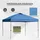 Outsunny Faltpavillon 2,95 x 2,95 m inkl. 0 Seitenteile Blau