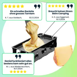casativo Raclette Teelicht für 1-2 Personen