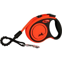 Hundeleine Flexi Xtreme Tape Fluo Orange XS