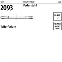 Industrial Quality Supplies DIN 2093 Tellerfeder Stahl 28x12,2x1,5mm