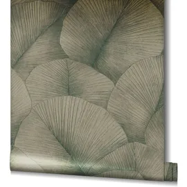 Marburg Blissful Botanics Vliestapete 53 cm x 10 m 0 g gold 34193