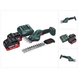 Metabo SGS 18 LTX Q Akku Gras und Strauchschere 18 V + 2x Akku 5,5 Ah + Ladegerät