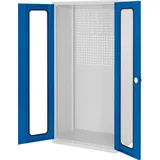 Kappes Schubladenschrank RasterPlan Leergehäuse RAL 7035/5010 Mod. 30 Sichtfenstertüren