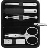 Zwilling Maniküre Pediküre Set 5tlg. mit Kompakt-Nagelknipser, Leder, schwarz