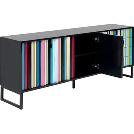 Kare Sideboard Concertina 186 x 74 cm Schwarz