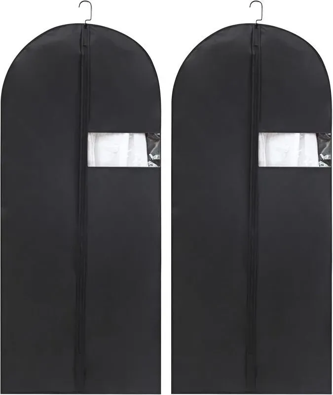 ANQI Kleiderbeutel, 120 x 60 cm, Anzug-Abdeckbeutel, 5er-Set, Neujahr-Verkauf, Top-Geschenkideen