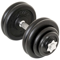 MAXXIVA® Kurzhantel-Set Gusseisen 30 kg 8 Gewichtsscheiben Sternverschluss Hantelset für Kraftsport Muskelaufbau Workouts Bodybuilding Reha