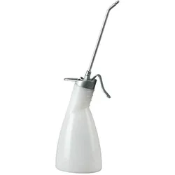 Ölkanne Pressol Polyethylen mit Pumpfunktion transparent / fester Ausguss 165mm / 300ml