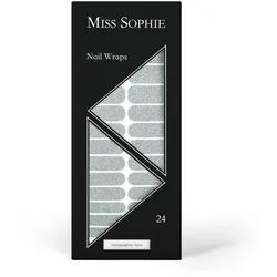 Miss Sophie Holographic Halo Nageldesign Grau 