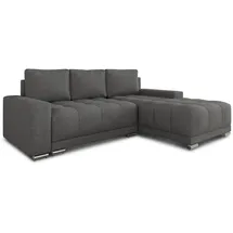Sofnet Eckcouch Textil 5-Sitzer Grau
