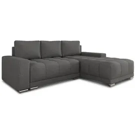 Sofnet Eckcouch Textil 5-Sitzer Grau