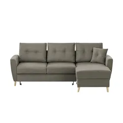 Ecksofa  Carla , braun , Maße (cm): B: 230 H: 93 T: 159