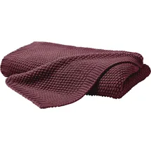 Primera Strickdecke 130 x 170 cm Rot