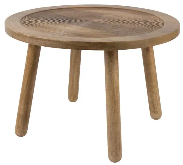 DAHEIM Beistelltisch Dendron Holz Orange Mango