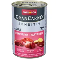 Animonda GranCarno Adult Sensitiv Reines Rind + Kartoffeln Nassfutter