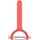 Mepal Chef it Edelstahl-Sparschäler 17 cm Coral