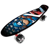 Skateboard Captain America 55x14,5x9,5cm bis 50Kg - 9937
