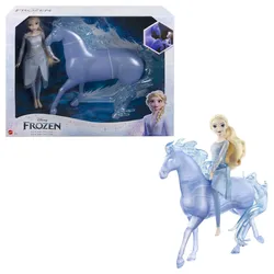 Disney Die Eiskönigin Spielzeug, Elsa-Puppe und Wasserfigur Nokk