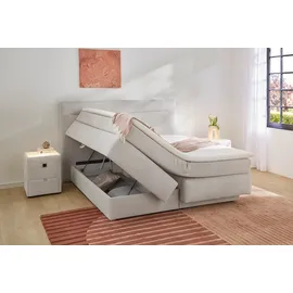 Jockenhöfer Boxspringbett SIMONE, 180 x 200 cm - hellgrau