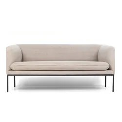 Ferm Living - Turn Sofa, 2-Sitzer, Baumwolle / Leinen natur