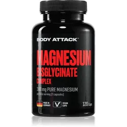 Body Attack Magnesium Bisglycinate Magnesium für die Muskelregeneration 120 KAP