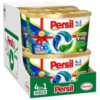 Persil Tiefenrein 4in1 DISCS (8 x 16 Waschladungen), Universal Waschmittel mit Tiefenrein Technologie, Vollwaschmittel für reine Wäsche und hygienische Frische für die Maschine