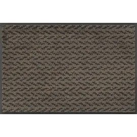 Wash+Dry Fußmatte Duo Mocha 40x60cm, innen und außen, waschbar, Braun