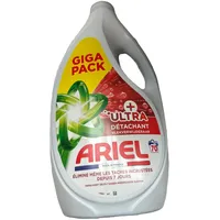 7,54€/L- 4x Ariel Flüssigwaschmittel+Ultra Fleckenentferner- 3,15 Lit/70 Wäschen