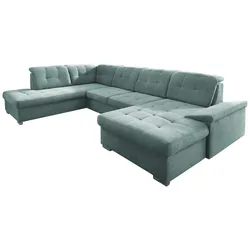 Wohnlandschaft Zira Mintgrün Nylon/Mikrofaser