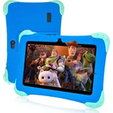 Kinder Tablet 7 Zoll HD Display Android 11 Tablet Kinder 2GB+32GB Quad Core, Bluetooth, Kindersicherung, Augenschutz Kindertablet Ab 2-12 mit kinder - Blau