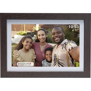 Denver Frameo PFF-1042DW 25,4cm (10,1 Zoll Bilderrahmen (16GB Speicher, 1280 x 800 Pixel, 16:10 Seitenverhältnis)