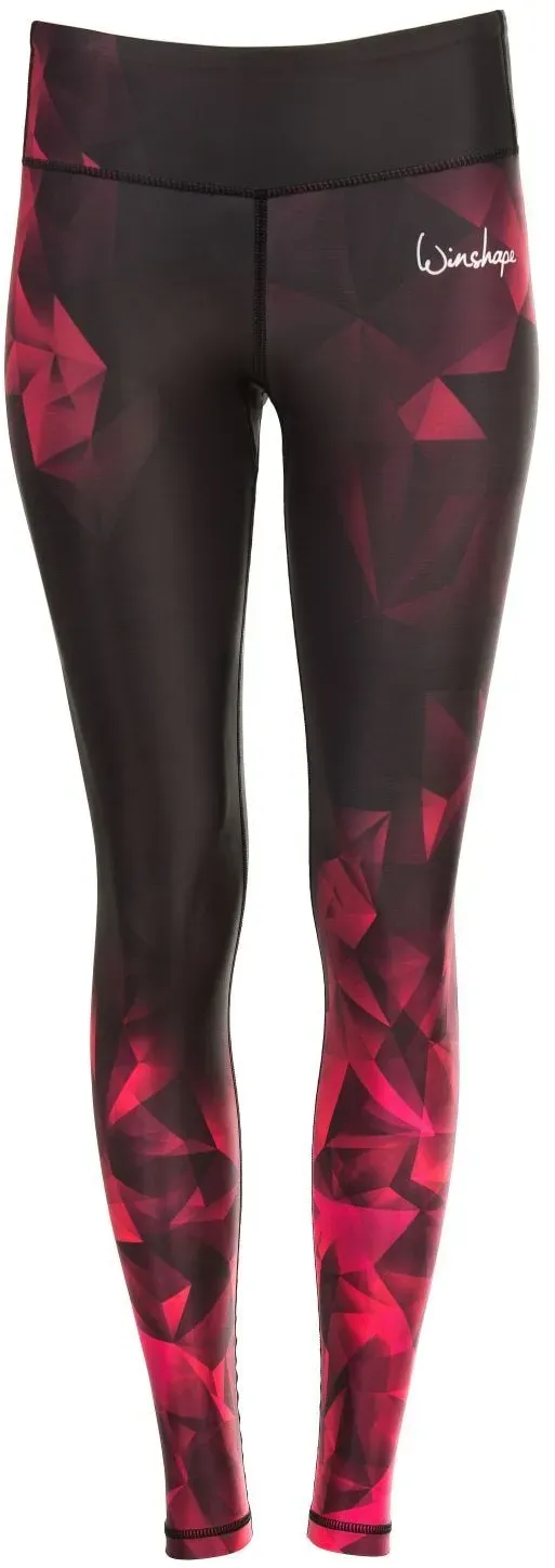 Leggings WINSHAPE "AEL102-Brilliant", Damen, Gr. XL, Normalgrößen, rot (rubin), 80% Polyester, 20% Elasthan, Hosen, mit leichtem Kompressionseffekt