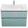 Burgbad Waschtischunterschrank 2 Auszüge 83 x 41,5 x 62,2 cm Eisblau Matt
