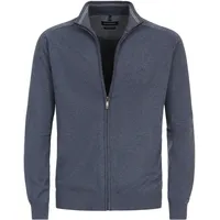 CasaModa Strickjacke Basic in blau 3XL