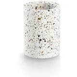 Zeller Zahnputzbecher Terrazzo Weiß
