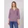STREET ONE Tunikashirt STREET ONE, Damen, Gr. 38, lila (bright berry), Web, 100% Baumwolle, unifarben, comfort fit normal, Rundhals, elastischer Bund, Shirts, mit 3/4 Ärmeln