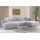 kaiser möbel Ecksofa, Eckcouch U form, Wohnzimmer Couch Large 342cm SIENA stoff Poso Grau - Grau